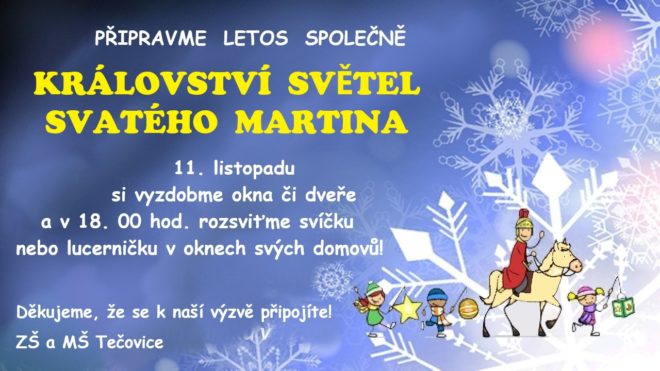Svátek svatého Martina můžeme oslavit společně!